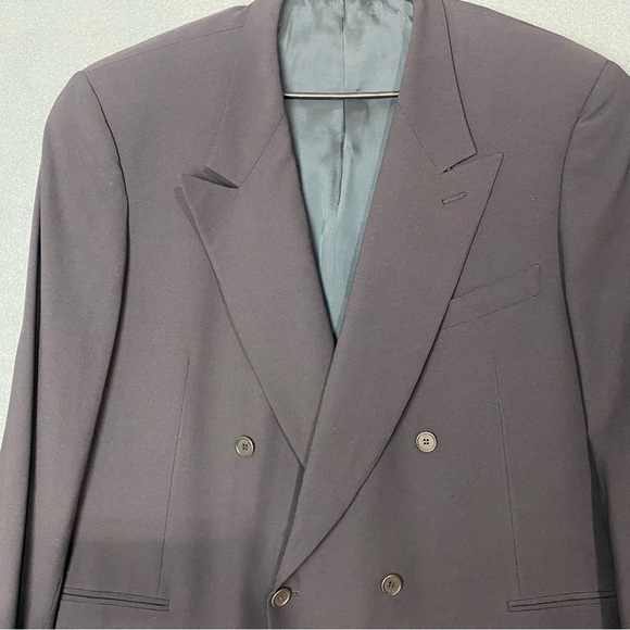 Giorgio Armani Le Collezioni blazer 46R Dark Blue Academia Professional Office - Picture 5 of 17